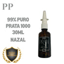 Prata Coloidal 40ppm 99% Pura - 30ml Nazal em Frasco Âmbar