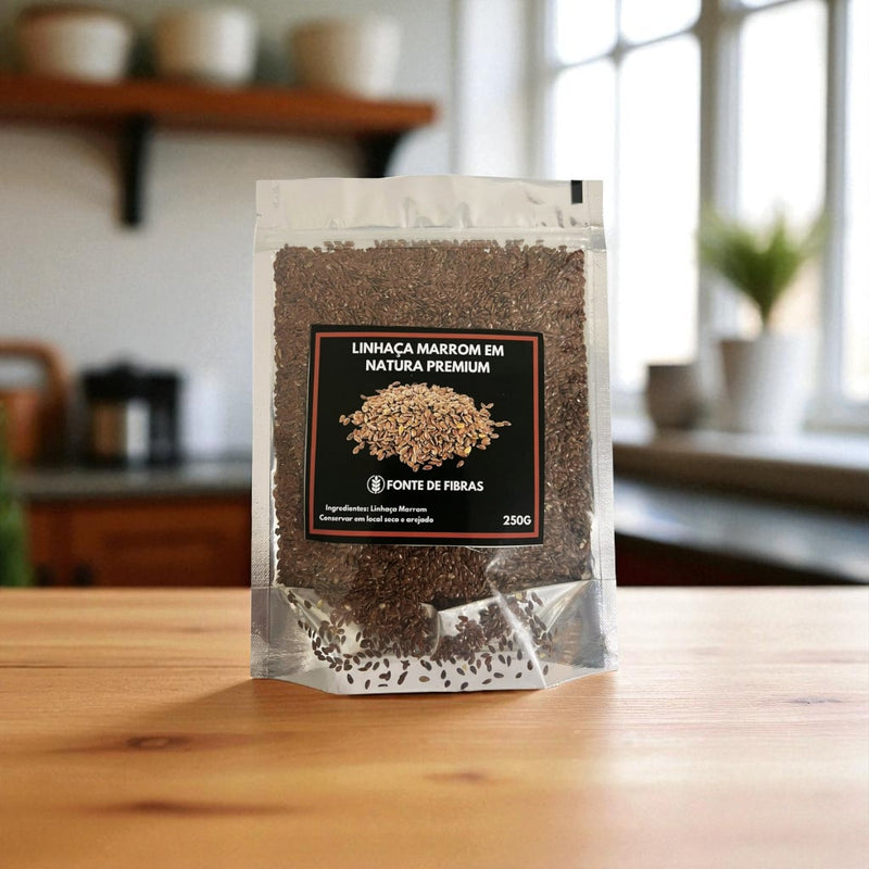 Pepita De Linhaça Marrom Natural 100% Pura 250 Gramas Compre 2 Ganhe 1!