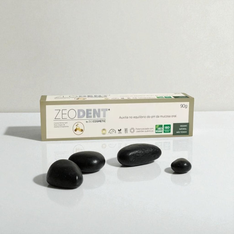 Zeodent Creme Dental Base Zeólita Clinoptilolita Vegano 90g
