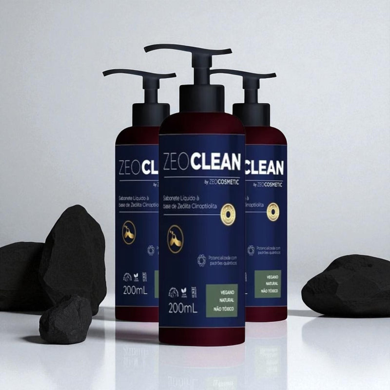 Zeoclean Sabonete Líquido 200ml 100% Puro Compre 2 Ganhe 1!