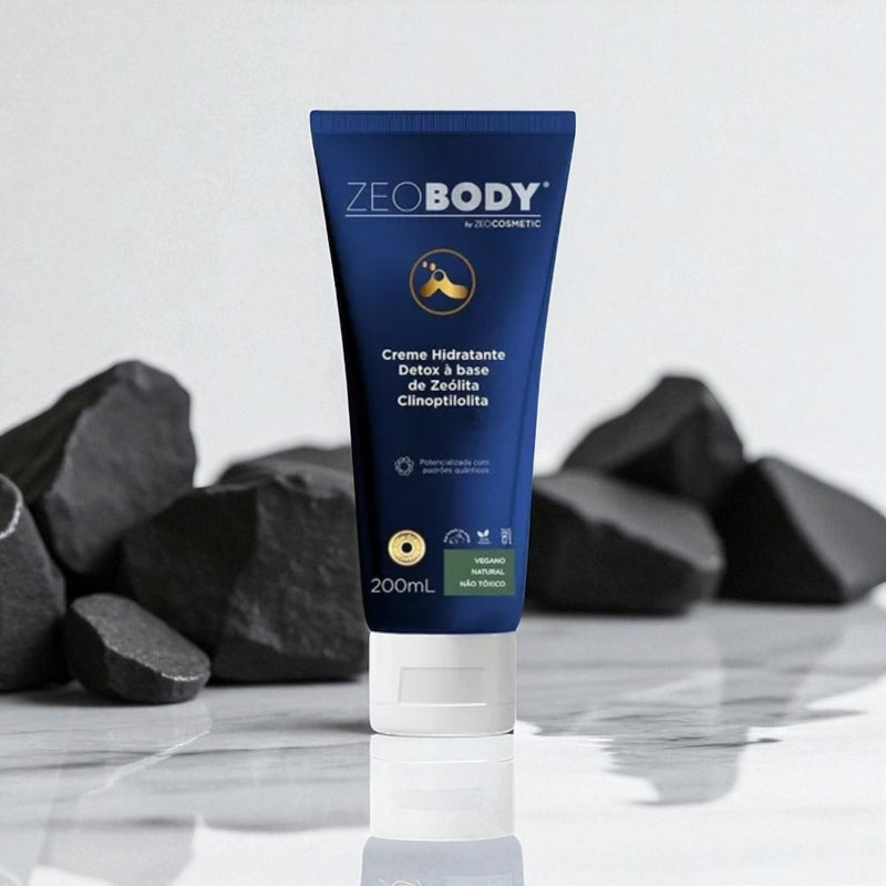 Creme Hidratante Detox De Zeólita Zeobody 100% Puro 200ml